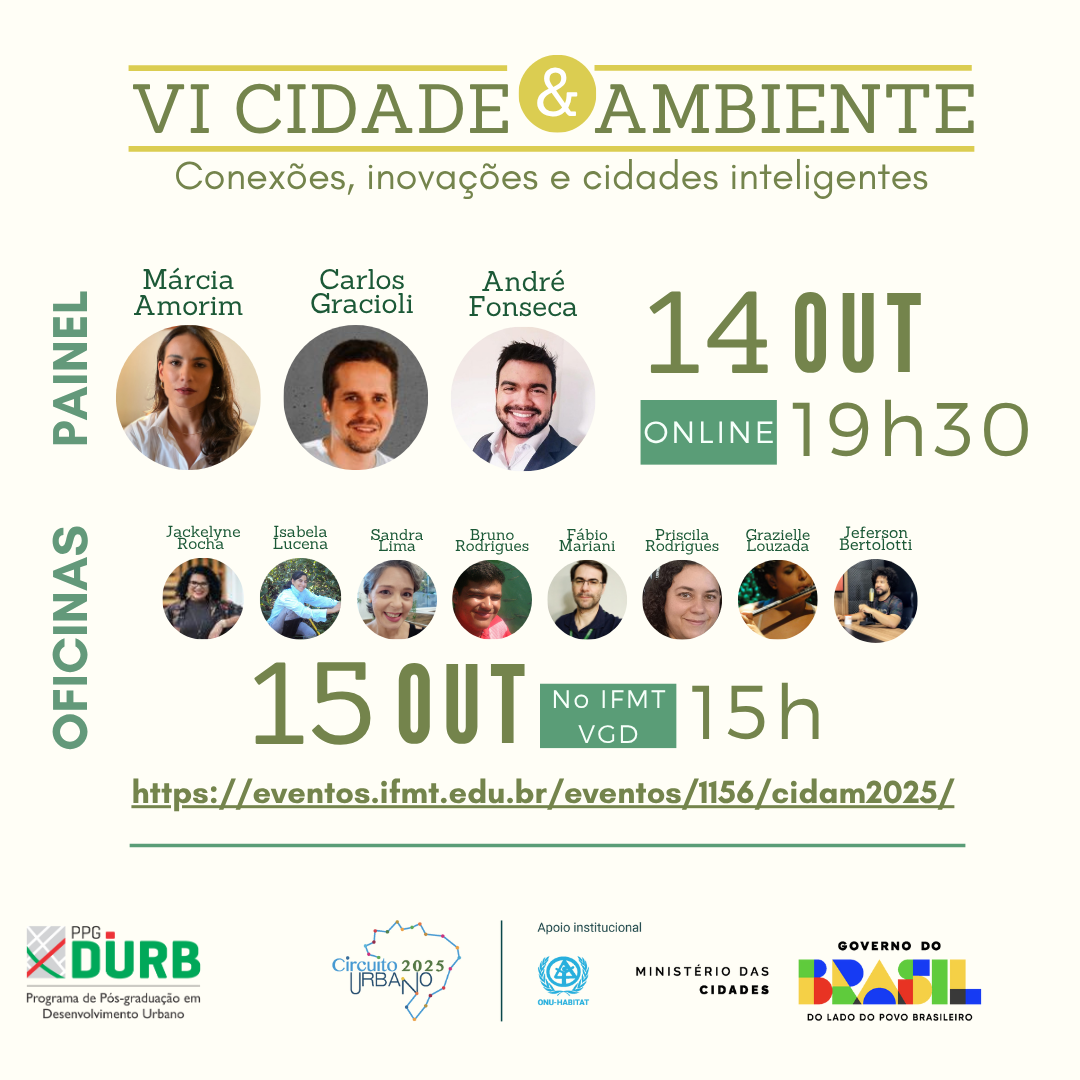 VI Cidade e Ambiente: Conexões, inovações e cidades inteligentes.