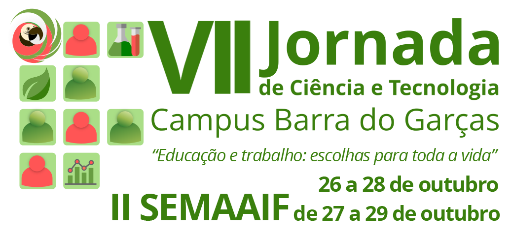 VII Jornada de Ciência e Tecnologia Campus Barra do Garças “Educação e trabalho: escolhas para toda a vida”
