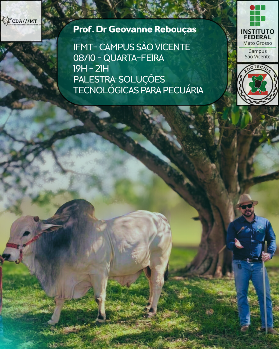 Palestra – Soluções Tecnológicas para Pecuária