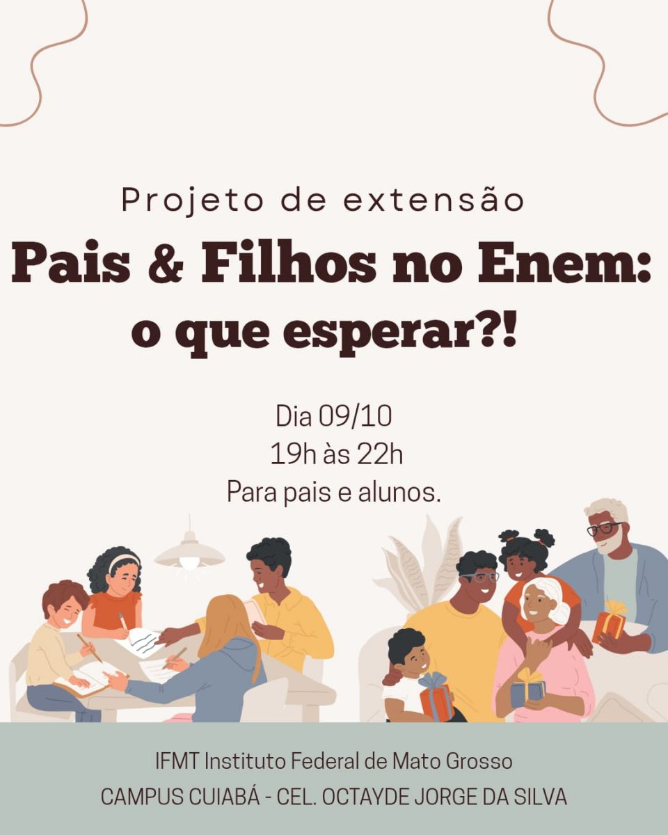 Encontro de Pais e Filhos ao ENEM: o que esperar?!