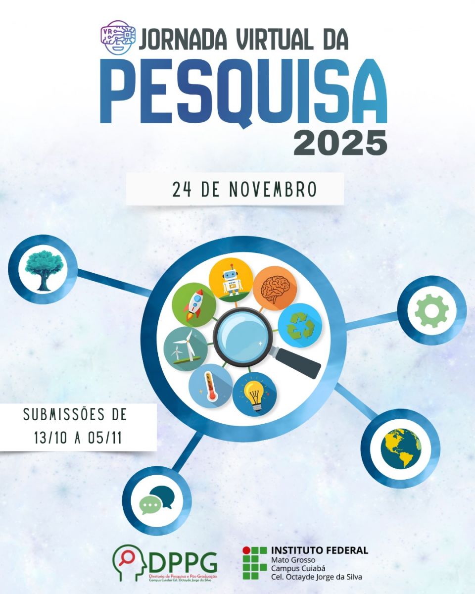 Jornada Virtual da Pesquisa 2025 - Campus Cuiabá Octayde Jorge da Silva