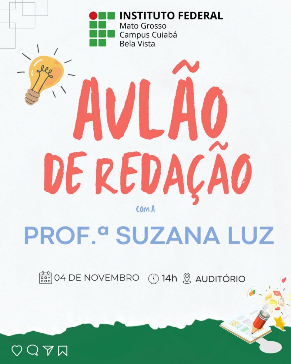 AULÃO DE REDAÇÃO
