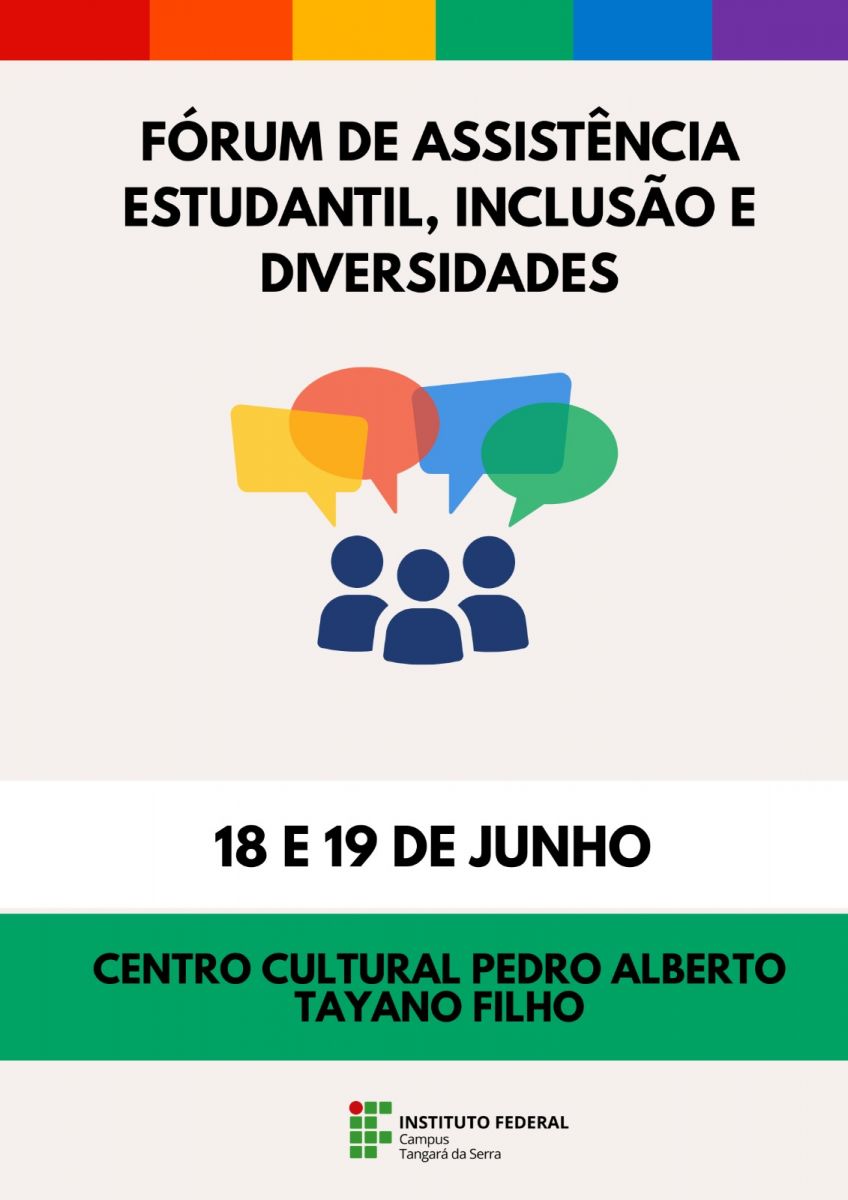Fórum Local de Assistência Estudantil 2026 do Campus Tangará da Serra