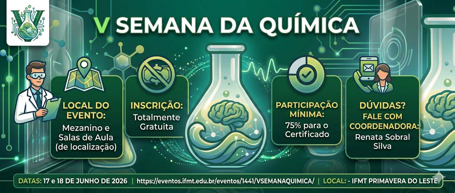 FAQ - V SEMANA DA QUÍMICA