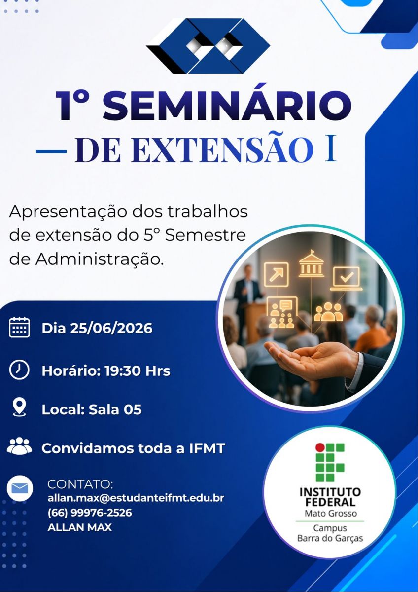 I Seminário de Extensão em Administração