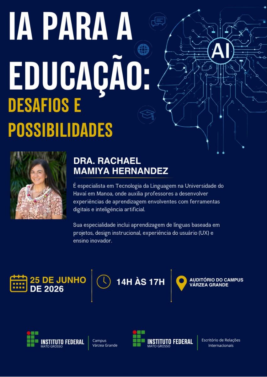 Palestra Internacional: IA para a Educação - Desafios e Possibilidades