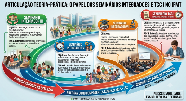 III, VI, VII Seminário Integrador & Seminário de TCC I do Curso de Pedagogia UAB IFMT - Campus Cuiabá
