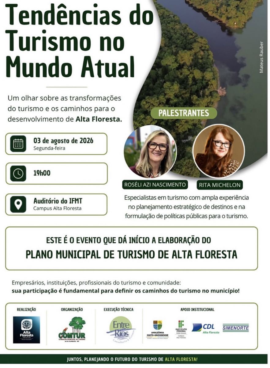 Palestra: Tendências do Turismo no Mundo Atual