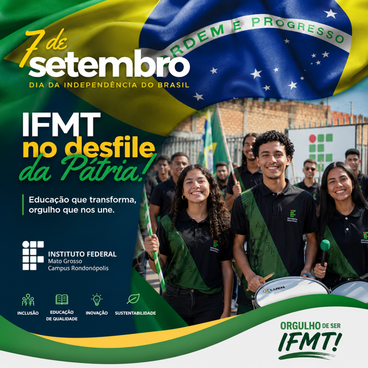 DESFILE CÍVICO-MILITAR DE 7 DE SETEMBRO: INTEGRAÇÃO, ARTE E REPRESENTATIVIDADE INSTITUCIONAL