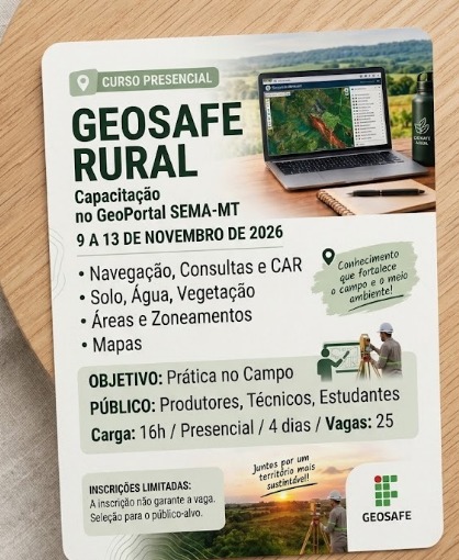 Geosafe rural: Geoportal SEMA-MT