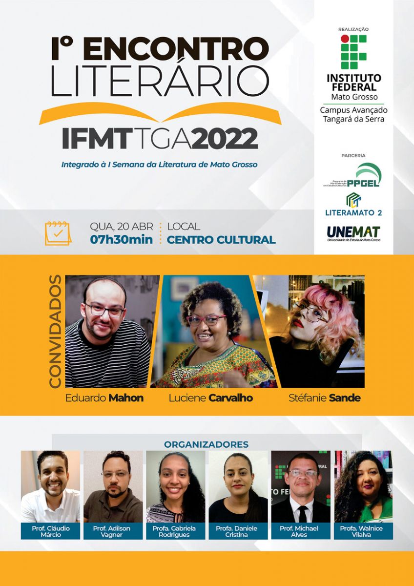 I Encontro Literário do IFMT TGA 2022