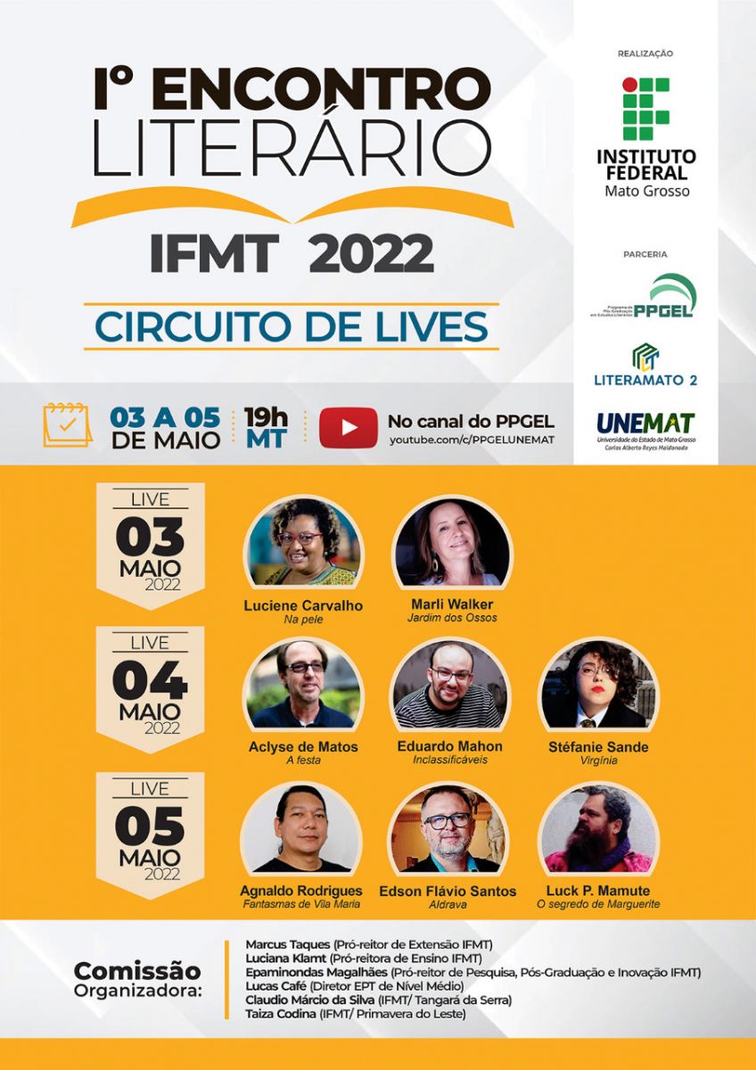 I Circuito de Lives Literárias do IFMT