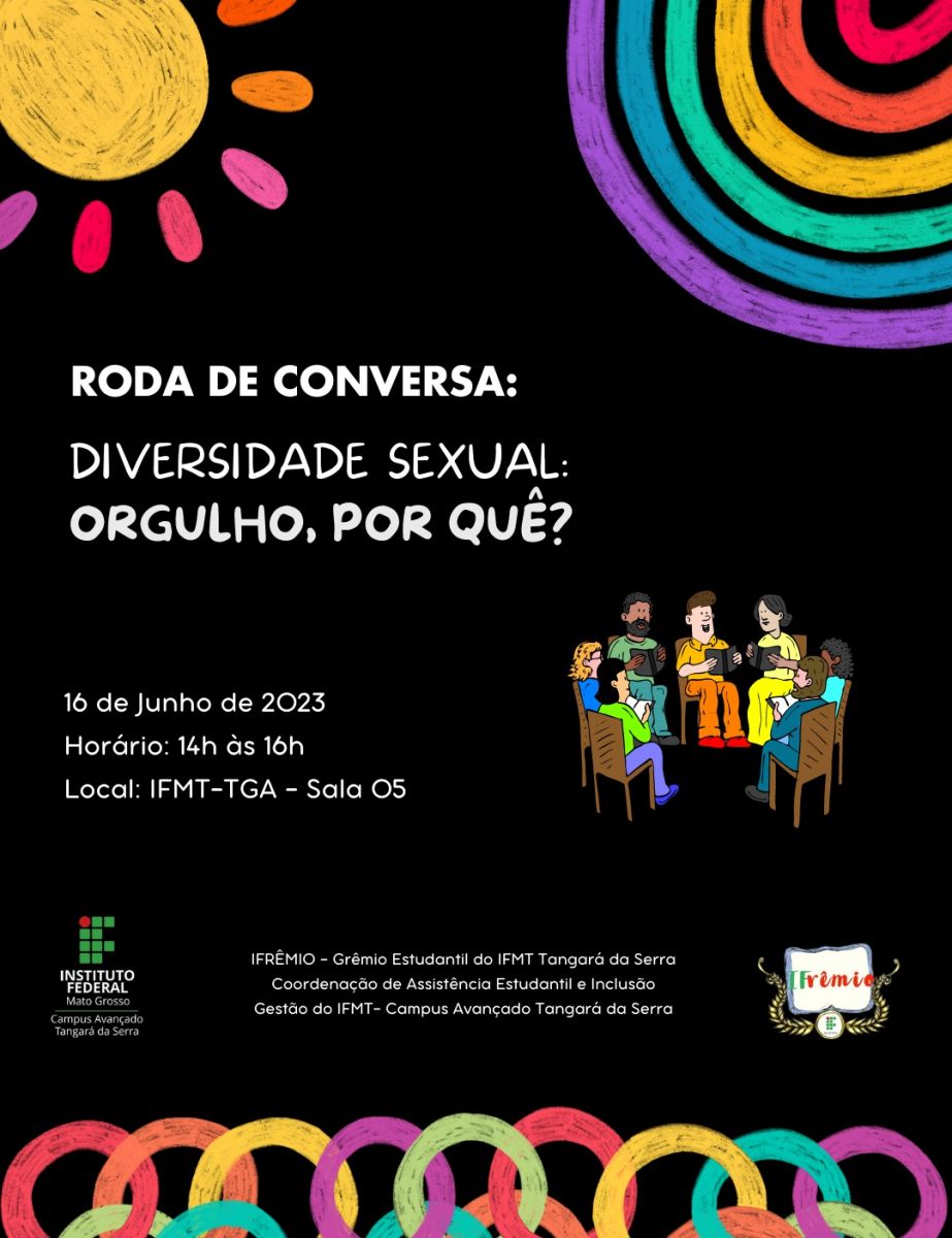 Roda de Conversa Diversidade Sexual: Orgulho, por quê?