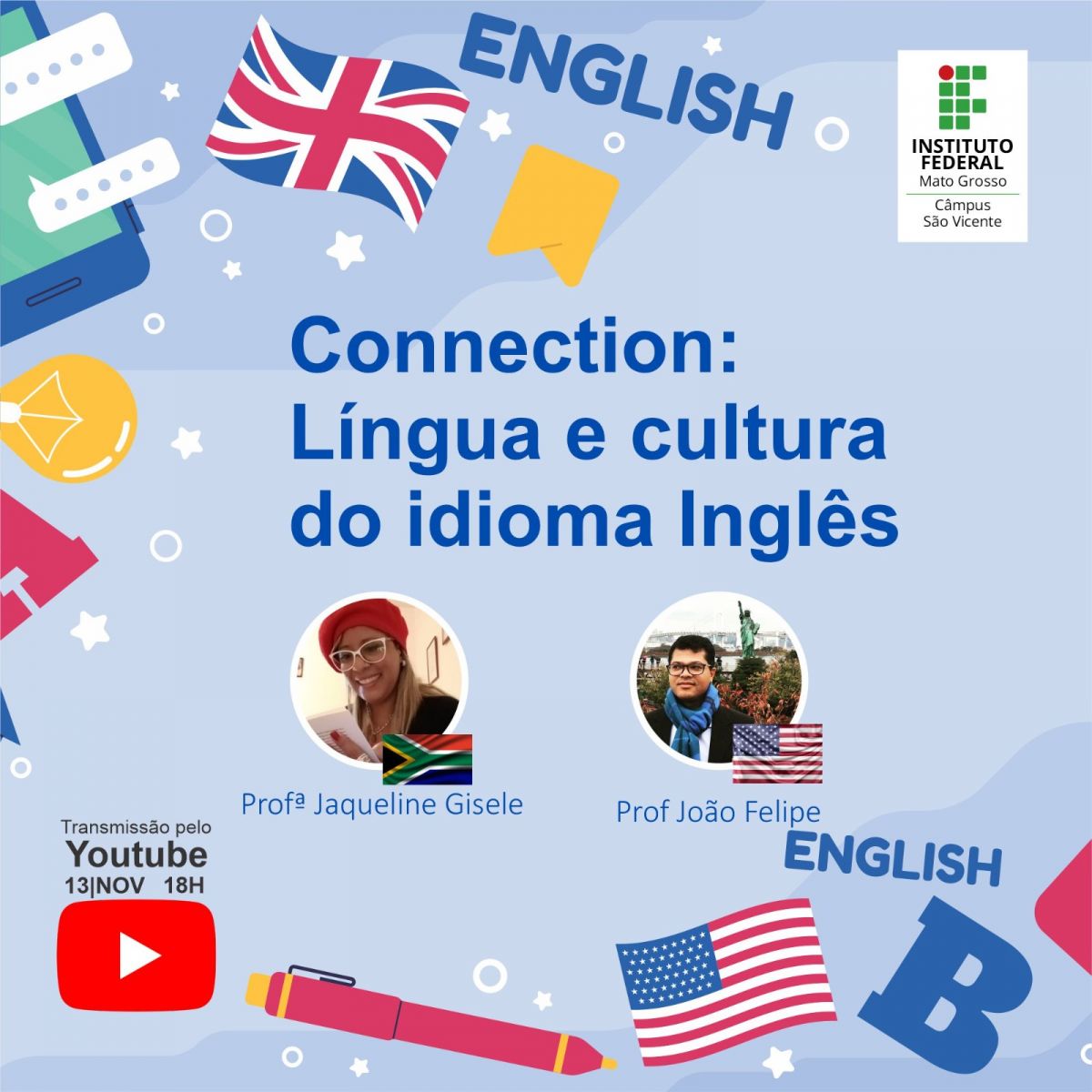 Connection: língua e cultura do idioma inglês