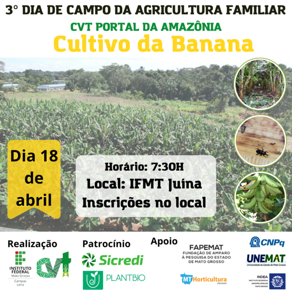 3° Dia de Campo da Agricultura Familiar - Cultivo da Banana