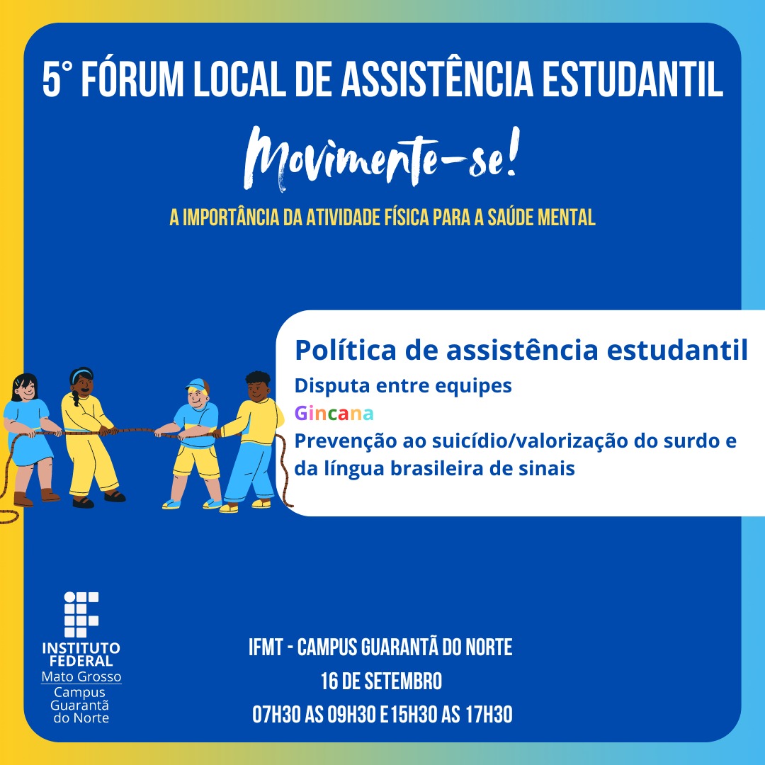 5° Fórum Local de Asssitência Estudantil