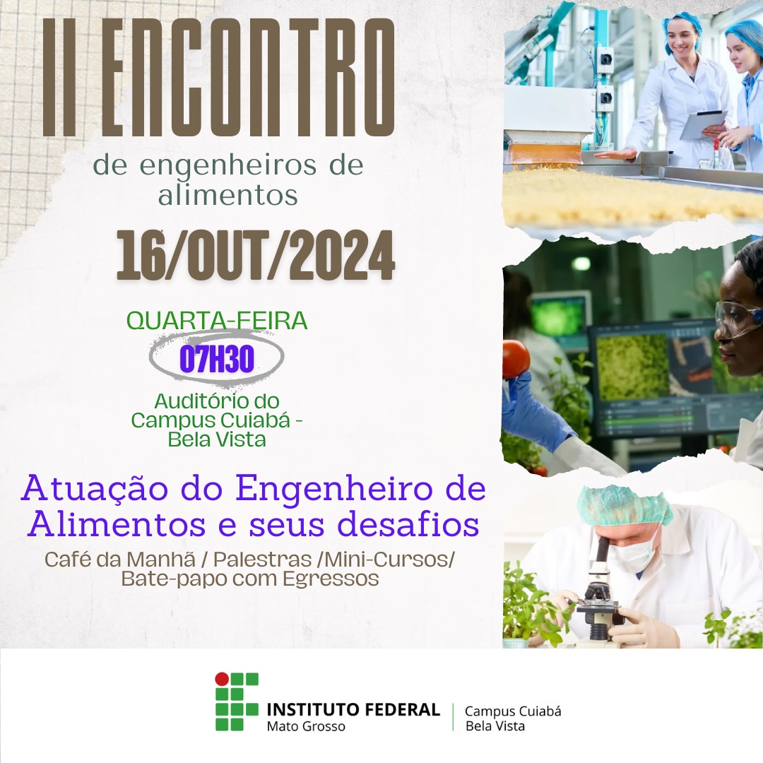 II Encontro de Engenheiros de Alimentos