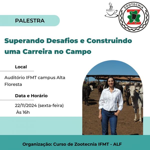 Café com Zootecnia: Superando Desafios e Construindo uma Carreira no Campo